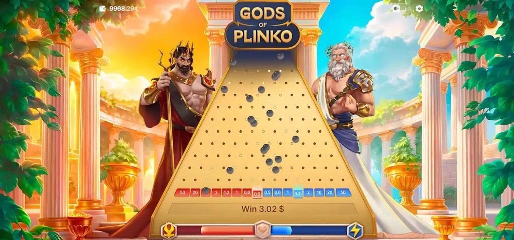 gods of plinko how to play